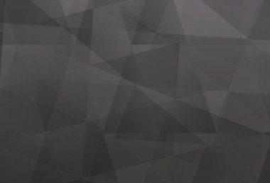 Açık gri vektör çokgen arka plan. Üçgenli modern soyut çizim. Web siteniz için yeni bir doku.