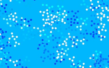 Yapay zeka ağı ile hafif BLUE vektör deseni. Parlak renkli bir illüstrasyon ve yapay zekanın gerçek yapısı. Bilim için desen, geleceksel tasarımlar..