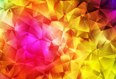 Üçgenli koyu renkli vektör arkaplanı. Üçgenli soyut gradyan çizimi. Bir cep telefonu için arka plan.