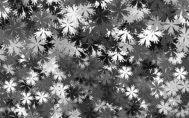 Çiçekli Light Gray vektör soyut tasarımı. Parlak renkli resimli çiçekler. Web siteniz için Doodle tasarımı.