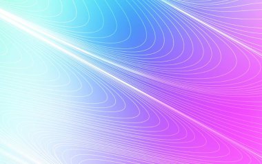 Açık pembe, renkli çizgileri olan mavi vektör dokusu. Çizgilerle modern geometrik soyut çizim. Meşgul web siteleriniz için şablon.