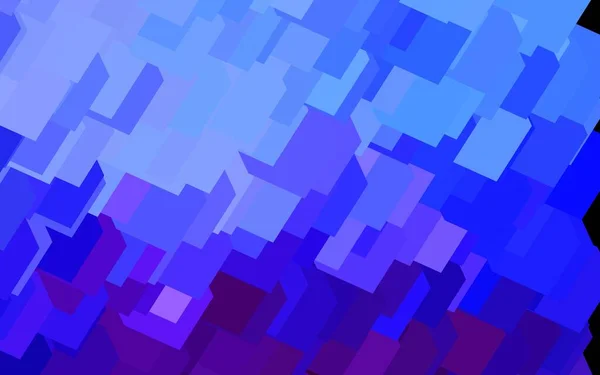 ダークブルー ポリゴナルスタイルのレッドベクトル背景 長方形の抽象的なグラデーションイラスト Cmの模様 — ストックベクタ