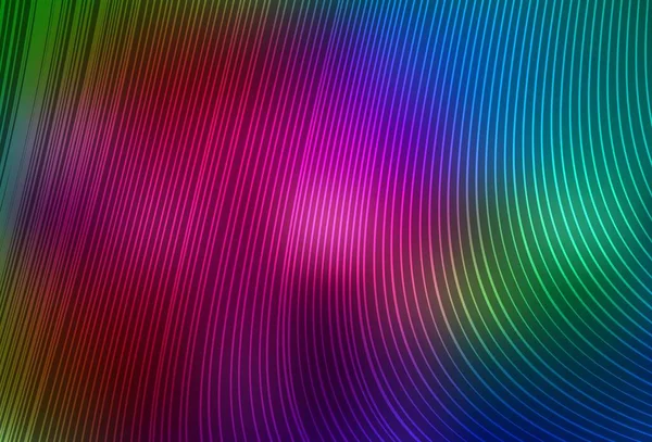 Fond Vectoriel Multicolore Foncé Avec Des Lignes Droites Design Décoratif — Image vectorielle