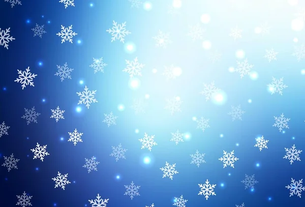 クリスマススタイルのダークブルーベクトルパターン グラデーションのクリスマススタイルでカラフルなデザイン 文法サイトのパターン — ストックベクタ