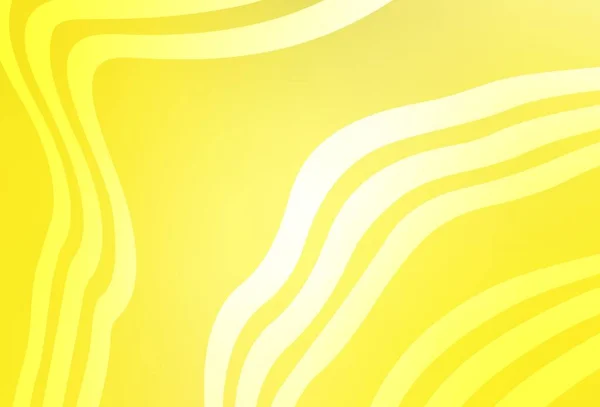 Fondo Vectorial Amarillo Claro Con Líneas Iris Una Elegante Ilustración — Vector de stock