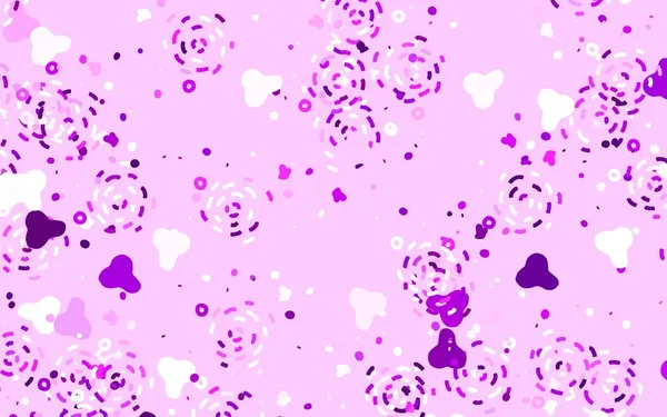 Фиолетовый Векторный Рисунок Случайными Формами Декоративный Дизайн Абстрактном Стиле Случайными — стоковый вектор