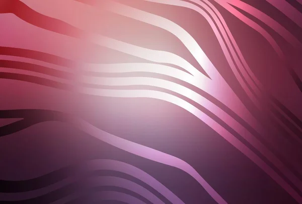 Темно Фиолетовый Розовый Векторный Фон Изогнутыми Линиями Красочная Градиентная Иллюстрация — стоковый вектор