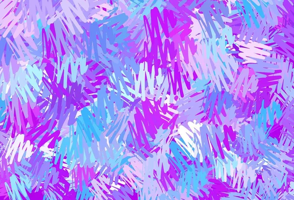 Rosa Claro Textura Vector Azul Con Líneas Color Ilustración Abstracta — Vector de stock