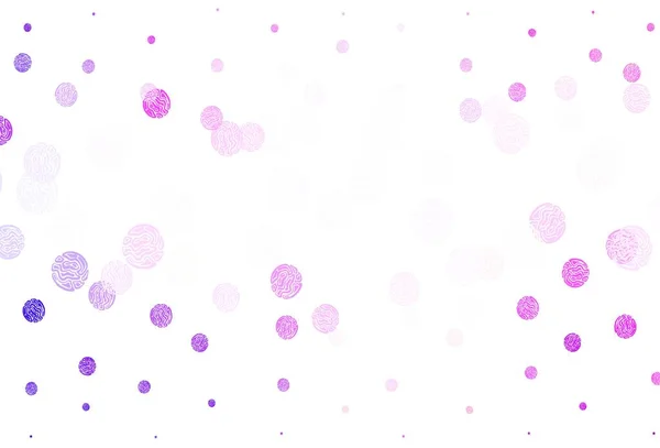 Light Purple Pink Vector Background Spots Blurred Decorative Design Abstract — Stock Vector