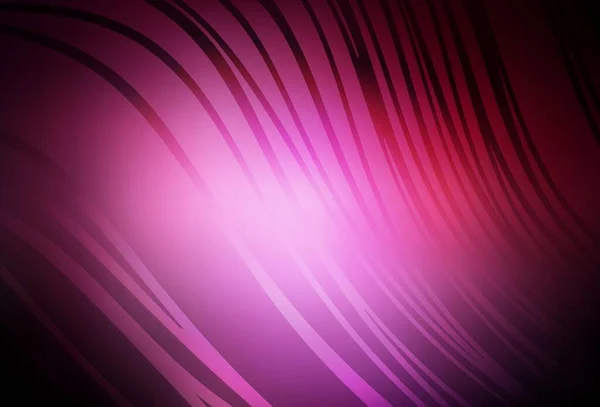 Patrón Vectorial Rosa Oscuro Con Líneas Iris Una Elegante Ilustración — Vector de stock