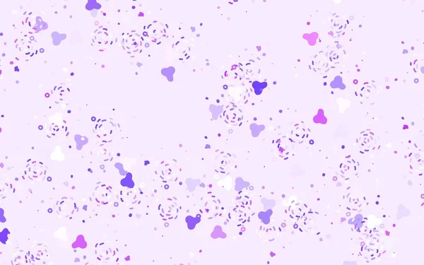 Texture Vectorielle Violet Clair Rose Avec Des Formes Abstraites Formes — Image vectorielle