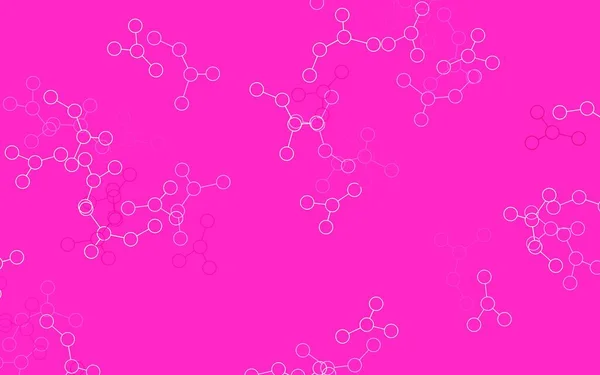Светло Розовый Желтый Векторный Рисунок Сетью Искусственного Интеллекта Яркая Красочная — стоковый вектор