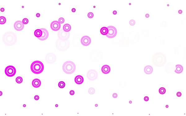 Světle Růžová Vektorová Šablona Kruhy Rozmazaný Dekorativní Design Abstraktním Stylu — Stockový vektor