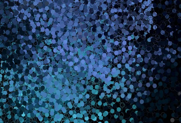 Темно Синяя Зеленая Векторная Компоновка Кружочками Размытый Декоративный Дизайн Абстрактном — стоковый вектор