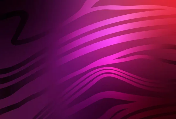 Темно Фиолетовый Розовый Векторный Фон Изогнутыми Линиями Современная Абстрактная Градиентная — стоковый вектор