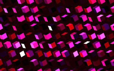 Koyu pembe vektör dokusu dikdörtgen biçiminde. Soyut stil ve dikdörtgenlerle dekoratif tasarım. Reklamlar için desen.