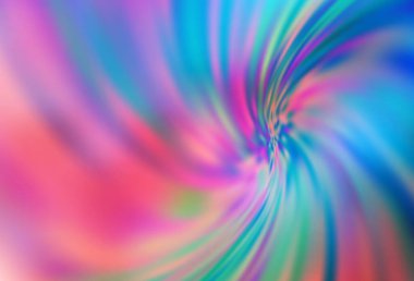 Açık mavi, sarı vektör bulanık parlak soyut şablon. Renkli soyut çizimler ve gradyan. Marka kitabınız için yeni biçim tasarımı.