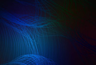 Koyu mavi vektör parlak soyut arkaplan. Soyut ve gradyan renkte renkli çizimler. Bir cep telefonu için arka plan.