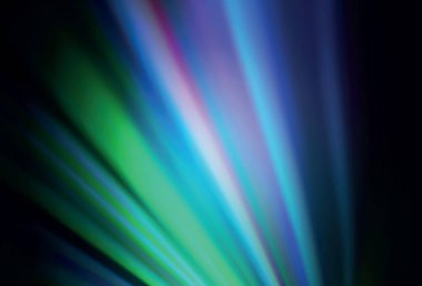 Koyu mavi, yeşil vektör bulanık desen. Görüntü stili ve gradyanı olan yeni renkli çizimler. Bir cep telefonu için arka plan.