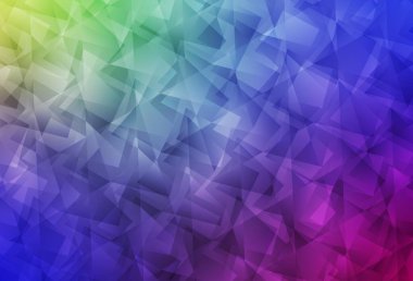 Açık Çokrenkli vektör soyut çokgen desen. Çokgen tarzda tamamen yeni bir renk çizimi. Marka kitabınız için yeni şablon.