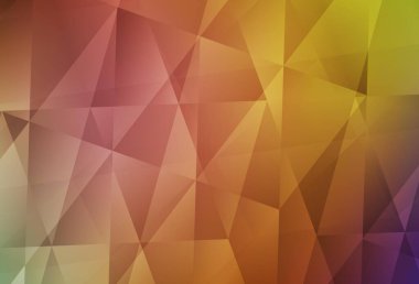 Açık Çokrenkli vektör üçgen mozaik doku. Origami stilinde gradyan ile yaratıcı geometrik illüstrasyon. İşiniz için yepyeni bir tasarım..