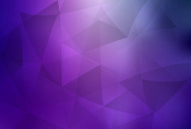 Açık Mor, pembe vektör soyut çokgen desen. Origami stilinde gradyan ile yaratıcı geometrik illüstrasyon. Pankartın için tamamen yeni bir şablon.