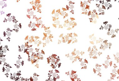 Soyut biçimlerde açık kırmızı vektör dokusu. Rastgele şekillerle soyut tarzda dekoratif tasarım. Kartvizitiniz için modern tasarım.