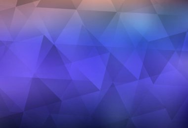 Açık Mor vektör çokgen desen. Zarif üçgenleri olan soyut çizimler. Bir markanın arkaplanı için desen.