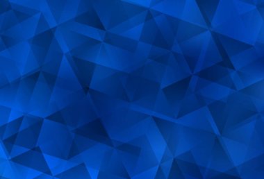 Açık BLUE vektörü soyut çokgen deseni. Çokgen soyut çizim ve gradyan. Broşürünüz için yepyeni bir tasarım..