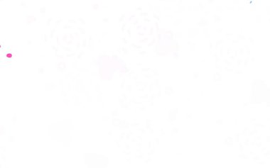 Açık mavi, rastgele şekilli kırmızı vektör deseni. Rastgele şekillerle soyut tarzda dekoratif tasarım. Web siteniz için basit tasarım.