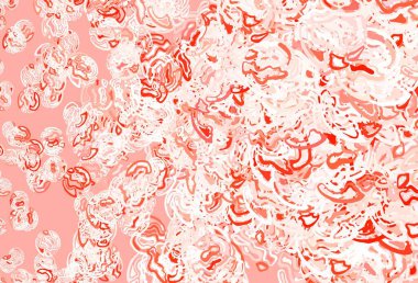 Kaotik şekilli açık kırmızı vektör şablonu. Renkli rastgele şekillerle modern soyut illüstrasyon. Duvar kağıtları için zarif tasarım.