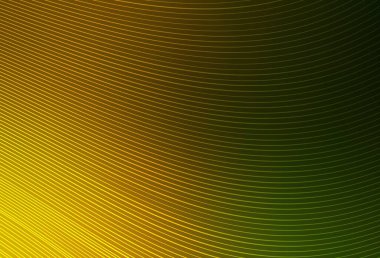 Koyu yeşil, tekrarlanan çubuklu sarı vektör şablonu. Renkli çubuklarla, soyut çizimler. İş ilanınız için akıllı tasarım.