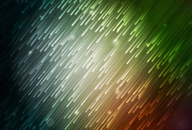 Koyu yeşil, keskin çizgileri olan kırmızı vektör deseni. Bulanık dekoratif tasarım basit bir şekilde çizgilerle. Meşgul web siteleriniz için şablon.