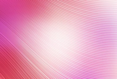 Düz çizgileri olan açık pembe vektör düzeni. Bulanık arkaplanda gradyanı olan çizgiler. Güzel geçmişiniz için şablon.