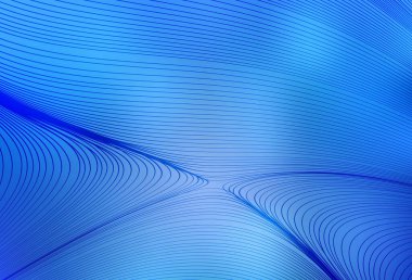Bükülmüş çizgileri olan hafif BLUE vektör arkaplanı. Değişken çizgileri olan renkli geometrik örnek. Tasarımınız için desen.