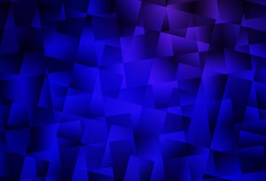 Koyu mavi vektör dokusu dikdörtgen biçiminde. Renkli dikdörtgenleri olan bir resim. Şablon bir arkaplan olarak kullanılabilir.