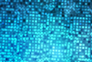 Dikdörtgenli hafif BLUE vektör arka planı. Dikdörtgen şekilli soyut çizimler. Şablon bir arkaplan olarak kullanılabilir.