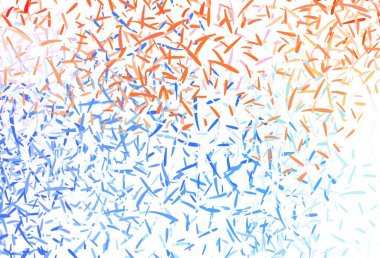 Açık mavi, parlak çizgili sarı vektör arkaplan. Renkli çubuklarla, soyut çizimler. Reklam, kitapçıklar, broşürler için desen.