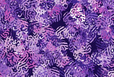 Açık Mor, kaotik şekilli pembe vektör şablonu. Soyut gradyan şekilli basit renkli çizimler. Kartvizitiniz için modern tasarım.