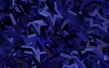 Gökyüzü yıldızlı koyu mor vektör şablonu. Renkli yıldızlı soyut çizimler. Fütürist reklamlar ve kitapçıklar için şablon.