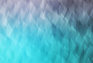 Açık Pembe, mavi vektör arka planı çokgen biçiminde. Renkli dikdörtgenleri olan bir resim. İniş sayfası için modern şablon.