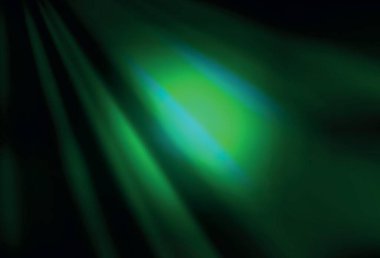 Koyu yeşil vektör bulanık desen. Soyut renkli gradyan çizimi. Marka kitabı için zarif bir arkaplan.