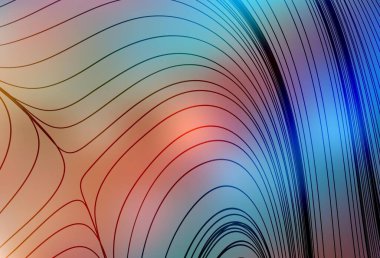 Açık mavi, sarı çizgili vektör arkaplan. Eğilimli soyut bir çizim. Web siteniz için soyut tasarım.