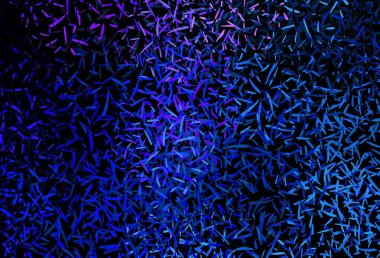 Koyu pembe, parlak çizgili mavi vektör arkaplan. Bulanık arkaplanda gradyanı olan çizgiler. Reklamlar, posterler, afişler için desen.