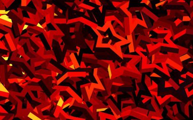 Parlak yıldızlı koyu kırmızı vektör düzeni. Renkli yıldızlı soyut çizimler. Astronomi web siteleri için desen.