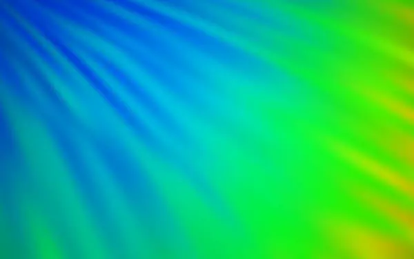 Azul Claro Textura Vectorial Verde Con Líneas Colores Ilustración Colores — Vector de stock
