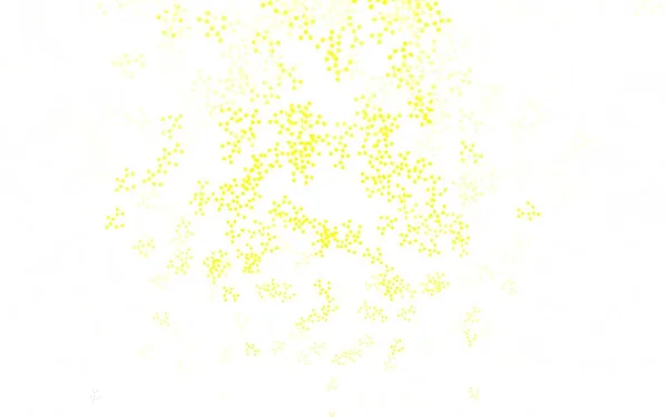 Světle Žlutý Vektorový Vzorec Sítí Umělé Inteligence Zářící Ilustrace Tvary — Stockový vektor