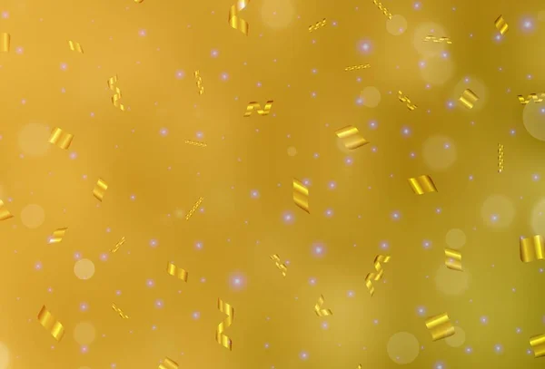 Σκούρο Κίτρινο Διάνυσμα Φόντο Κηλίδες Αφηρημένη Εικόνα Χρωματιστές Φυσαλίδες Στο — Διανυσματικό Αρχείο