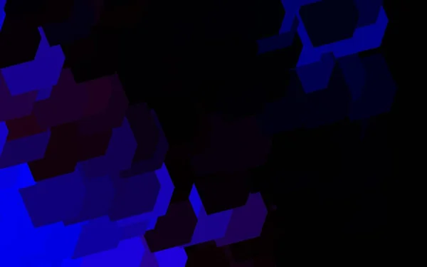 Темно Розовый Синий Векторный Фон Прямоугольниками Блестящие Абстрактные Иллюстрации Прямоугольными — стоковый вектор