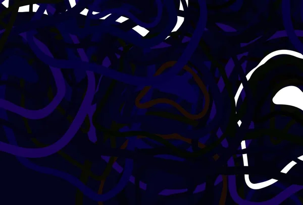 Azzurro Sfondo Vettoriale Rosso Con Linee Spiritose Illustrazione Astratta Circumflessa — Vettoriale Stock